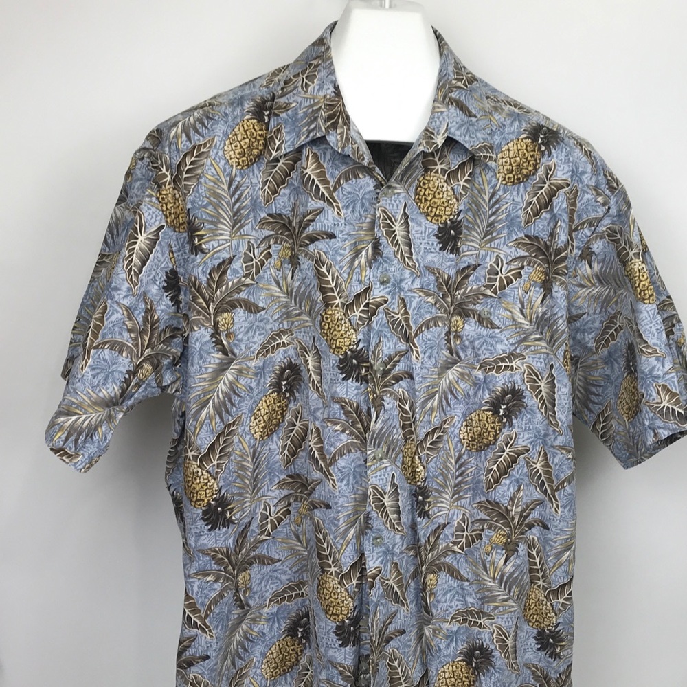 Hollis‎ River Mens Hawaiian XL Shirt Button Front